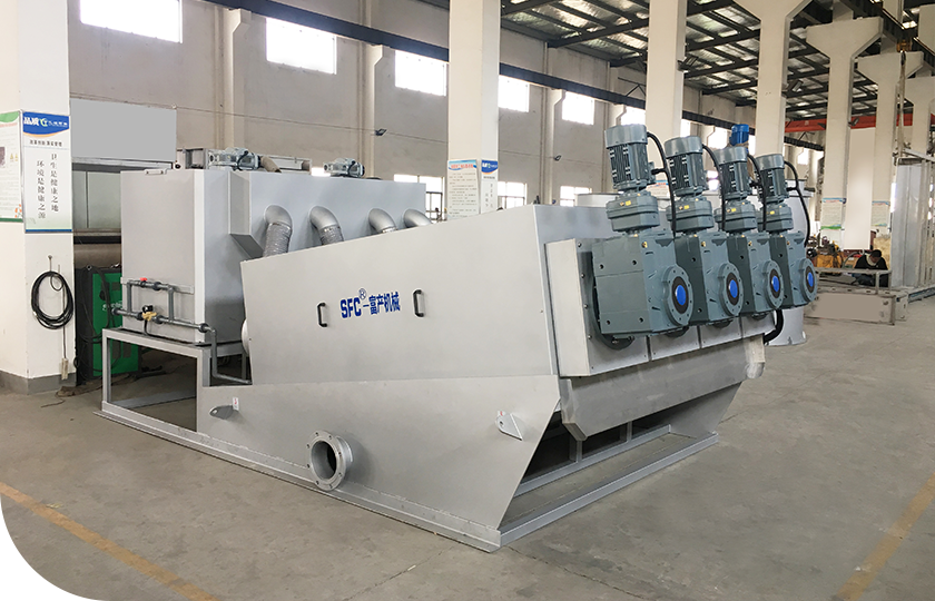 Putik na dewatering machine