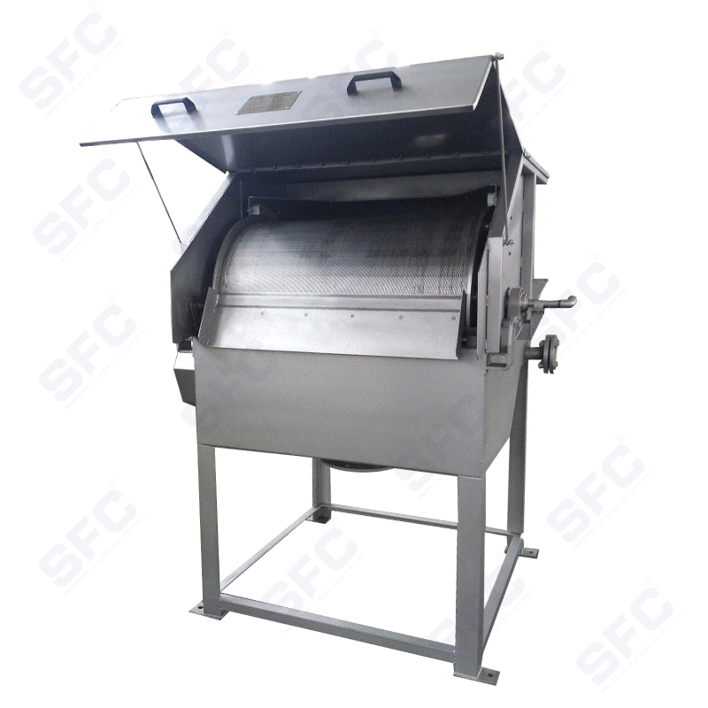 Panlabas na water-inlet drum filter